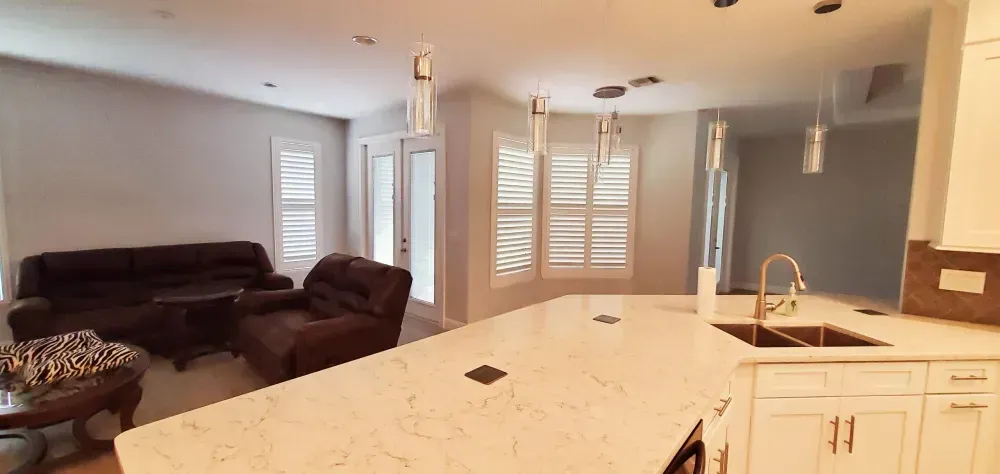 plantation shutters living room - A&Q Plantation Shutters Orlando