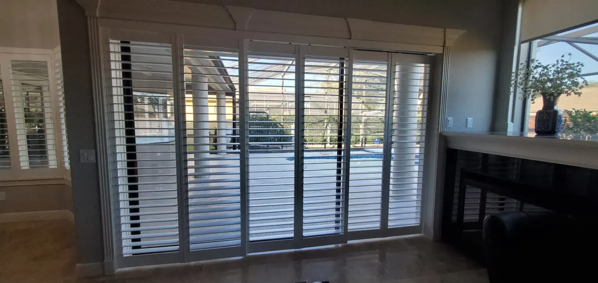 plantation shutters kitchen / dining - A&Q Plantation Shutters Orlando